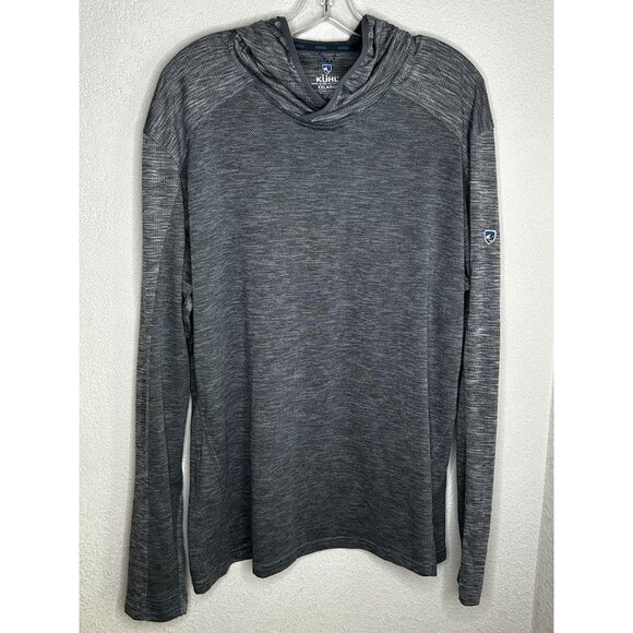 Kuhl Hoodie Mens 2XL Gray Engineered Hoody Lightweight Performance Pullover - Picture 1 of 14
